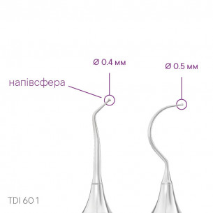 Інструмент для моделювання (серпоподібний) TYPE 1 - TDI 60 1 2