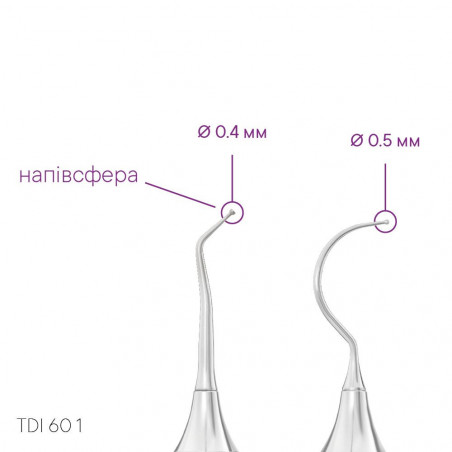 Инструмент для моделирования (серповидный) TYPE 1 - TDI 60 1 - Meddins