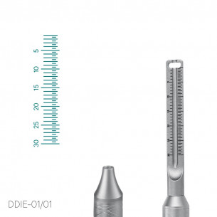 Ручка для дзеркала стоматологічного з лінійкою - DDIE-01/01 2