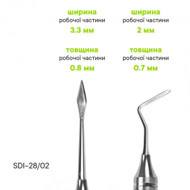 Періот для фронтального відділу (двосторонній) - SDI-28/02 - Meddins