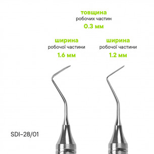 Periotom pro distální úsek (oboustranný) - SDI-28/01 2